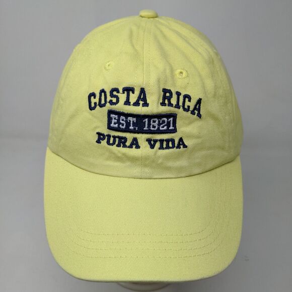 Old Dock Men's Strapback Hat Green Adjustable Embroidered Costa Rica Pura Vida - Picture 3 of 11
